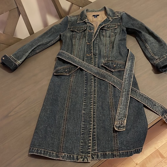 GAP Jean Coat (wears like a Small, but tag says M — see measurements below) - Picture 9 of 13
